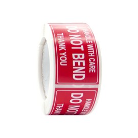 SIRLOMU 250 Labels Caution Fragile Boxes Breakage Risk of Breakage Handle with Care (25 x 45 mm)
