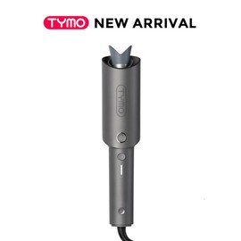 TYMO CURLPRO -Automatic Curling Iron with Millions Negative Ionic, Ceramic Coating Curling Wand, Dual Voltage & Lightweight for Travel, One-tap curling iron barrel lange le pirouette curling  iron  for  beginners hair  curler:_Grey