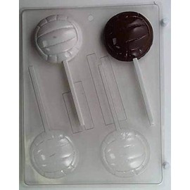 Medium-Sized Volleyballs Lollipop Candy Mold S060