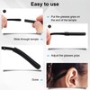 20 Pairs Silicone Glasses Ear Cushion, Anti Slip Eyeglass Ear