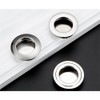 Dreneco 20 pcs Round Recessed Flush Door Pull Handle Sliding