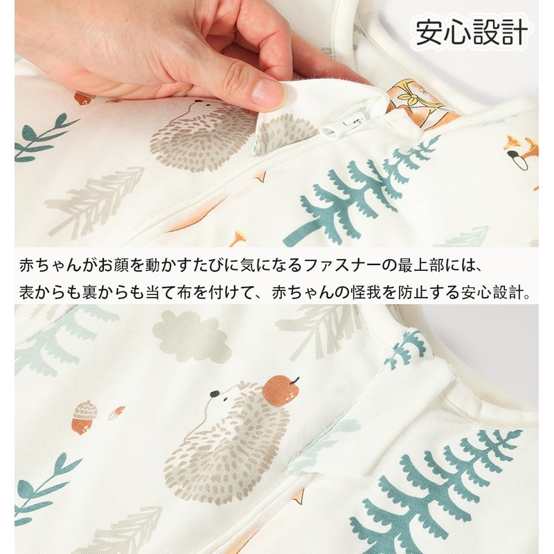 MOMSMENU Winter Sleeper, 100% Cotton, Soft, Baby Sleeper, 2.5 Tog,