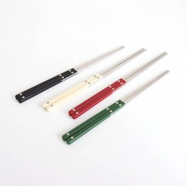 (Bogen) BSF Santier Silver Cutlery Chopsticks (10 colors) / (보겐)BSF 쌍띠에 실버 커트러리 젓가락 (10colors)