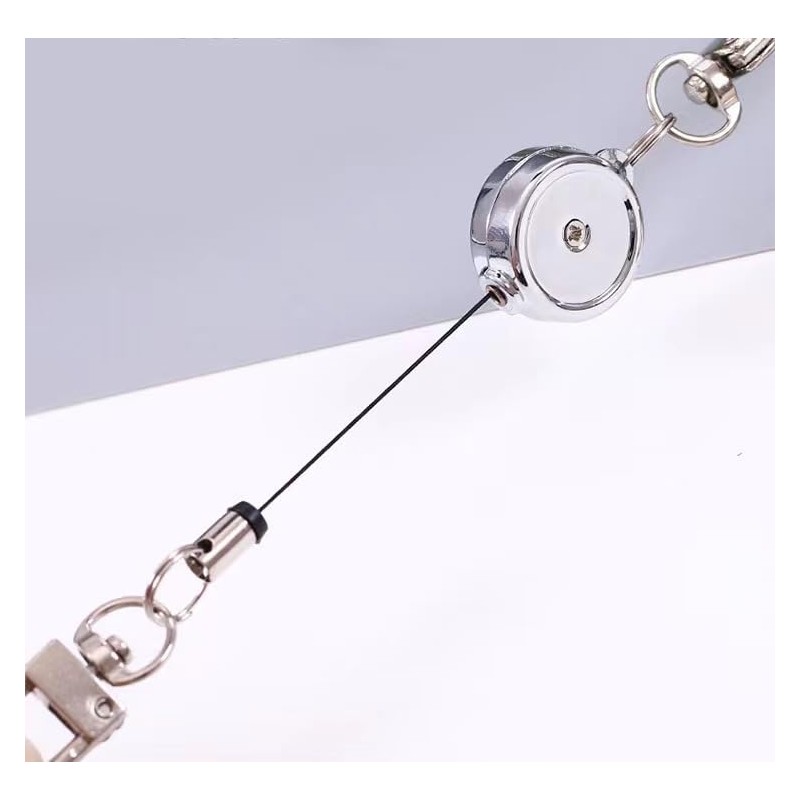 Plus Nao Reel Keychain, Key Ring, Elastic Reel, Canavilla, Reel