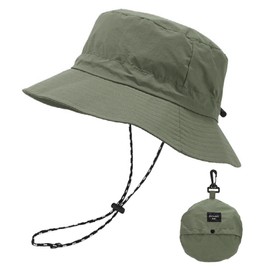 FYting Women's sun hat, summer hat, women's sun hat, foldable, rainproof, sun protection, quick-drying, breathable, for beach, swimming pool, park, camping, picnic, hiking, travel (army green), Army