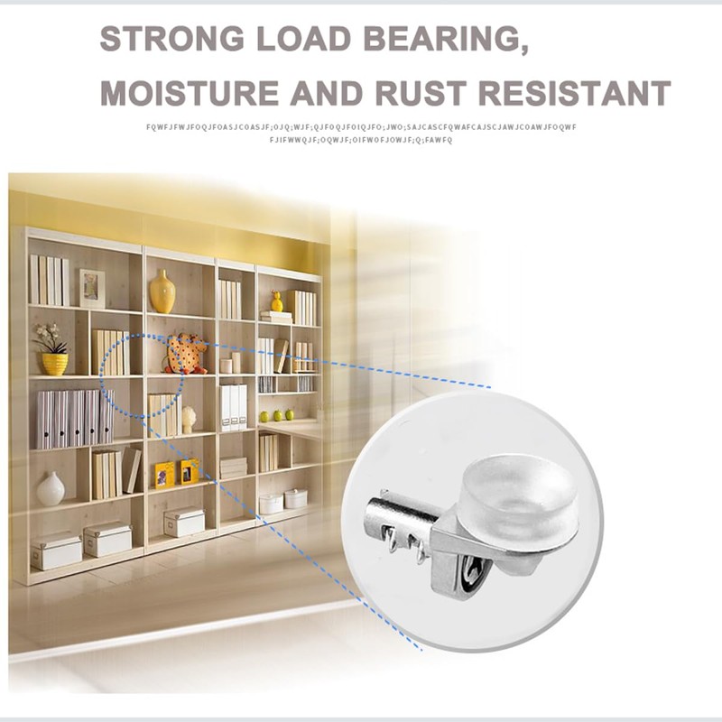20Pcs Shelf Pins Kit Shelf Pegs Shelf Support Peg Bracket