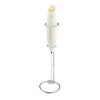 Cilio Latteforte Battery Powered Milk Frother, with Stainless Steel Stand,
