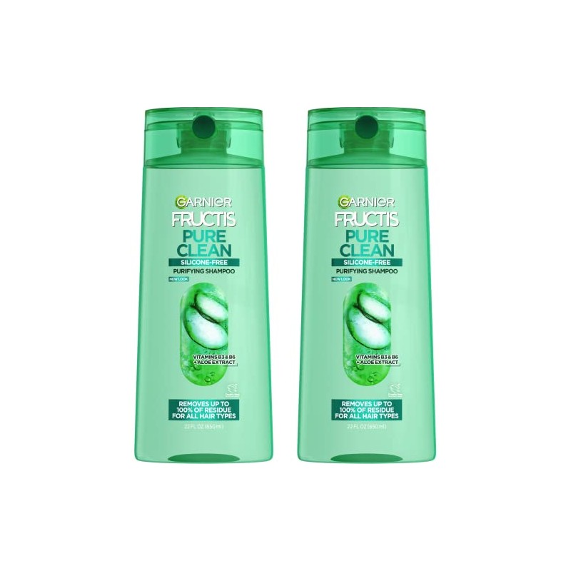 Garnier Fructis Pure Clean Shampoo, 22 fl. oz., 2 Pack