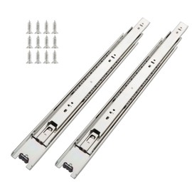 10 Pairs of 16 Inch Hardware Full Extension Side Mount Ball Bearing Sliding Drawer Slides
