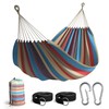 Sorbus® Brazilian Double Hammock - Extra-Long Two Person Portable Hammock