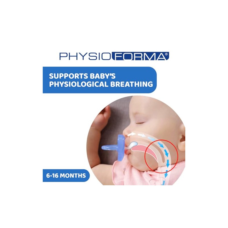 Chicco PhysioForma Chupete de Silicona 6-16 Meses, Azul/Verde, juego de