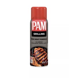 Pam No-Stick Cooking Spray - Grill - For High Temperature - Net Wt. 5 OZ (141 g) Each - Pack of 2