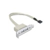 DeLOCK Slot bracket - USB-Kabel - USB Typ A, 4-polig