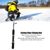 Mini Ice Fishing Rod Carbon Fiber with Ceramic Guide Ring
