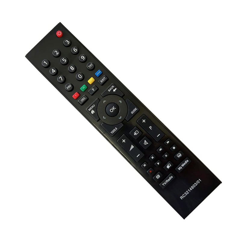 Aurabeam Replacement TV Remote Control Compatible with Grundig 32VLE8120BG TV