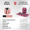 Wrist & Ankle Weights, 2 PCS Adjustable Bands (Pink)