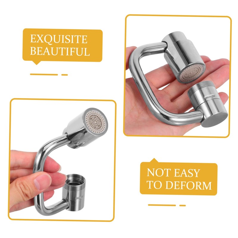 Operitacx Heavy Duty Splash Guard Arm for Kitchen Bathroom Rotating