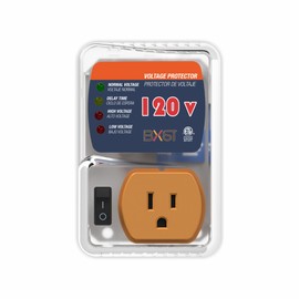 [ETL Listed] BXST Single Outlet Surge Protector for Refrigerators Voltage Protector for Home Appliance Delay Protection Electronic Surge Protector for Fridge TV Air Conditioners 120V 15A 1800Watts