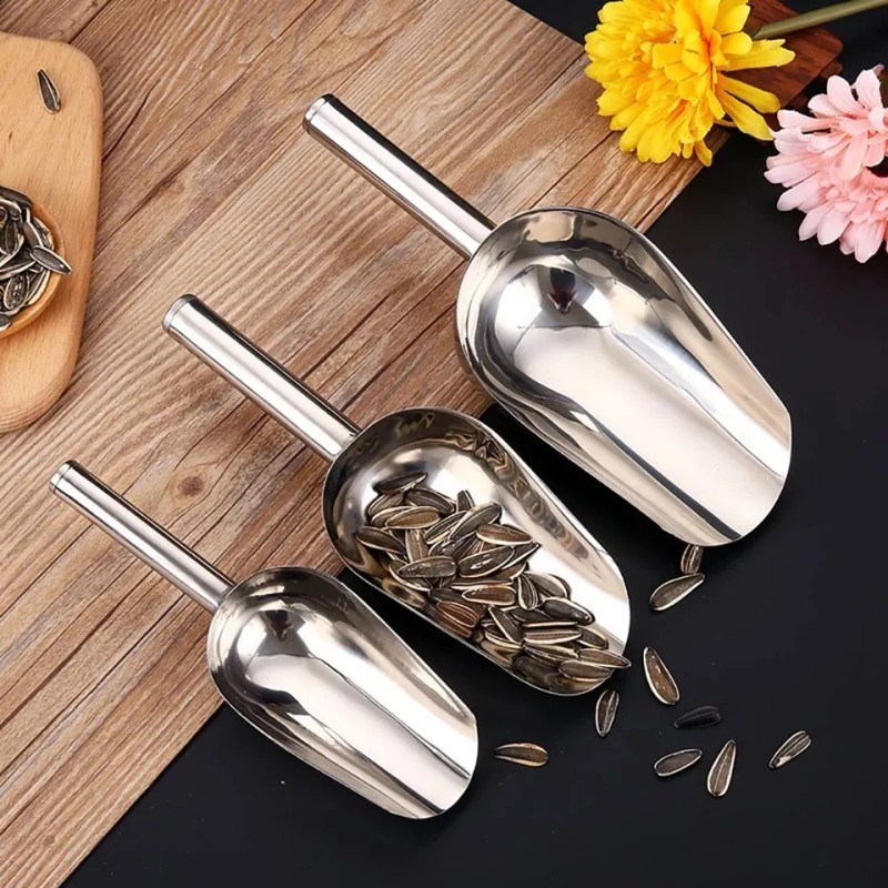 Luxury Pala Cuchara Cucharon Servidor De Hielos Acero Inoxidable