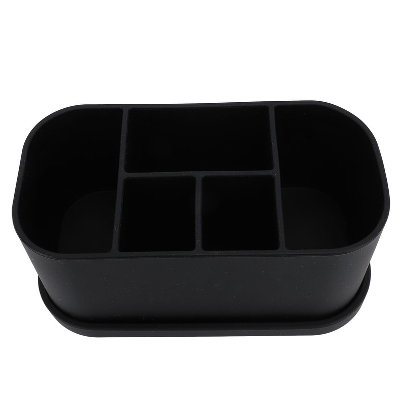 Silicone Toothbrush Toothpaste Holder Multipurpose 5 Slots Drainage Holes Bathroom