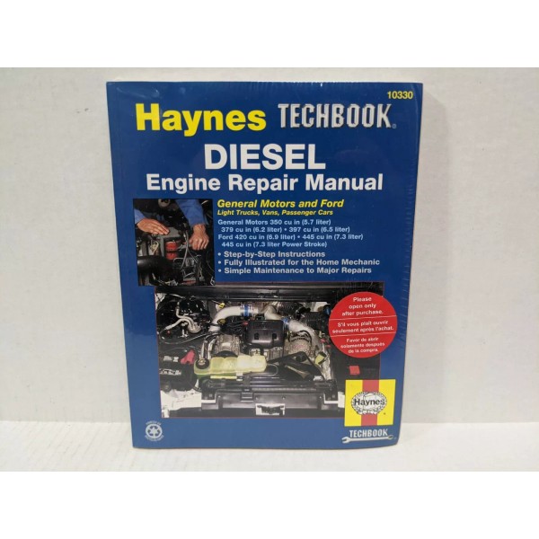 Haynes Techbook Diesel Engine Repair Manual 10330 General Motors &