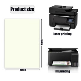 Smanzu 50 Pack 4x6 Ivory Color Cardstock Paper Blank Thick Heavyweight 92lb Cream Card Stock for Making Index Cards, Invitations cards, Postcards