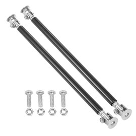 MACHSWON 2pcs Car Bumper Lip Protector Splitter Strut Tie Rods Universal Adjustable Splitter Support Rods Black 200mm 7.87 Inch