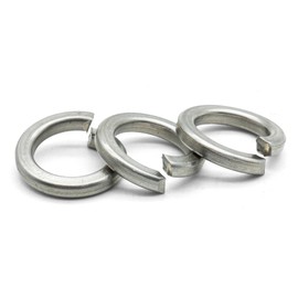 Hippo Hardware M24 (24mm) Spring Washers Square Coil Split Lock Washers A2 Stainless Steel (Pack of 50)