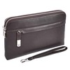 A1 FASHION GOODS Mens Real Leather Wristlet Clutch Bag Mobile