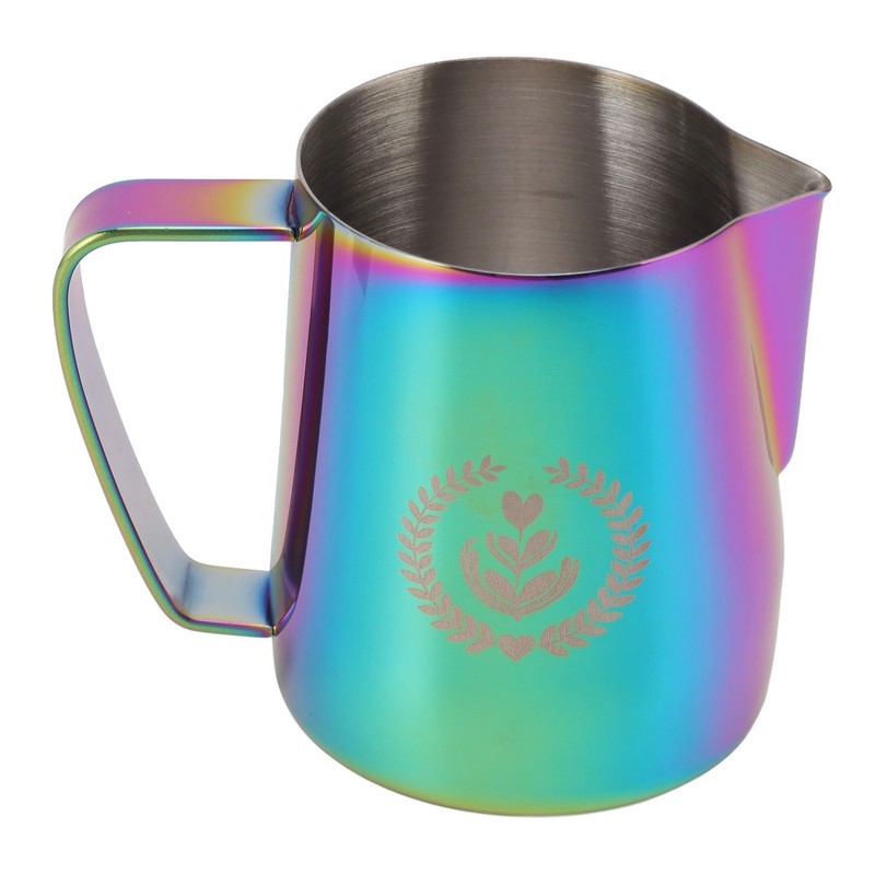 Frothing Pitcher 304 Stainless Steel Pull Flower Cup Coffee Milk