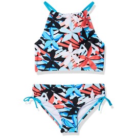 Kanu Surf Hallie UPF 50 - Traje de baño de 2 Piezas para niña, serbal Azul, 4 Años