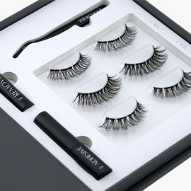 WinkClique Mini Starter Kit - Collection 03 - Complete DIY lash Kit With 3 Bold Glam Lash Styles