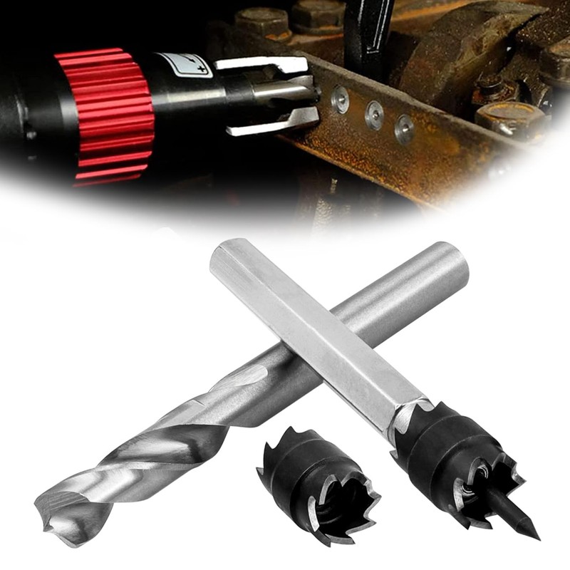 Mesee 10 Pieces Spot Welding Cutter Set, 3/8" & 5/16"