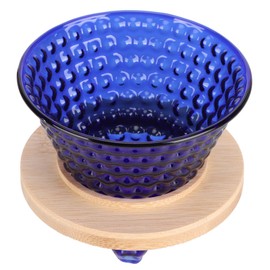 Aoveew Kaffeefilter-Trichter, fachmännisch gefertigter Kaffeetropfer für Zuhause, Küche, Büro, sorgt jedes Mal für frische Köstlichkeiten aus Einer einzigen Tasse (Blau)