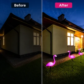 Solar Flamingo Garden Lights for Outdoor Decor – IP65 LED Stake Lights for Pathway, Yard & Patio