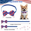 ENMAIYS 3PCS American Flag Dog Bandana for Boy & Girl