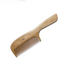Minebari Comb with Handle, Made by Tuscular Combs Artisans ~ Has a Handle for Easy Combing (Small/Fine Teeth)