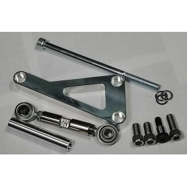 espeedpro21 Small Block Chevy POLISHED Aluminum Alternator Bracket LONG Water Pump SBC 350