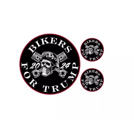 Bikers for Trump 2024 Helmet decal hard hat sticker Pro Trump sticker