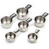 Hudson Essentials Stainless Steel Measuring Cups Set (6 Piece Set)
