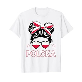 Toddler Girl Polska-Shirt Polish Flag Poland Kid Youth Women T-Shirt