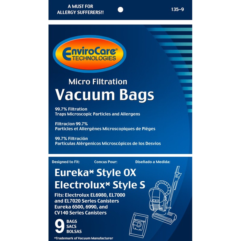 EnviroCare Replacement Micro Filtration Vacuum Cleaner Dust Bags made to