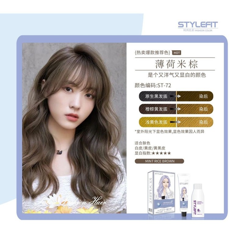 【STOK MALAYSIA】COLOR NATURALS Pewarna Rambut Kekal - Formula Herba &