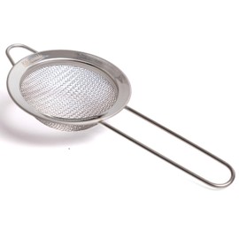 Kitchenitte 2.8 Inches Stainless Steel Strainers - 2.8 Inches Extra Fine Mesh Strainers for Kitchen - Ultra Durable Sieve, Kitchen Strainer Set for Sifting, Straining, Draining
