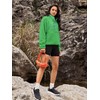 Nirovien Womens Fleece Pullover Long Sleeve Sherpa Jacket Button Down