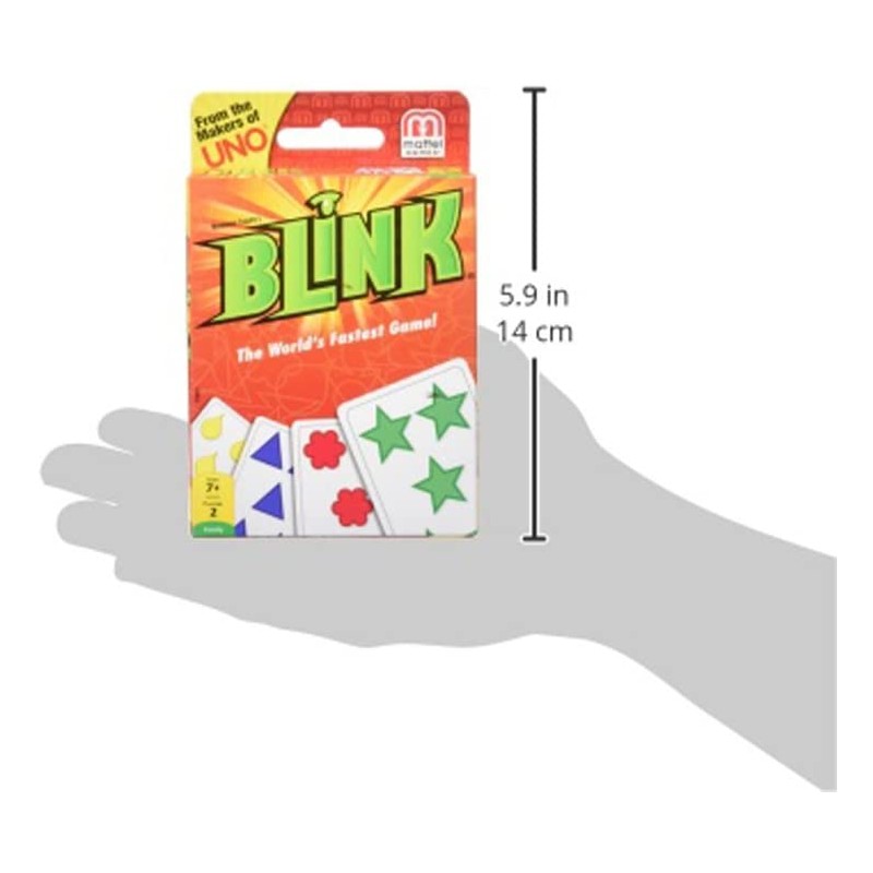 Mattel Games Blink Card Game The World's Fastest Game