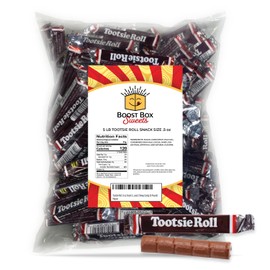 Tootsie Roll .5 oz Snack Bar Fun Size Individually Wrapped Bulk Classic Chewy Candy (5 Pound)