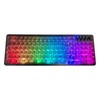 Adventurers F99 PRO Wireless Transparent RGB Backlit Keyboard – Ergonomic,One-Touch