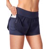 Soothfeel Pantalones Cortos de Correr 2 en 1 para Mujer,