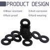 Pack of 50 Washers M6, Plastic Washers, Flat U Washers